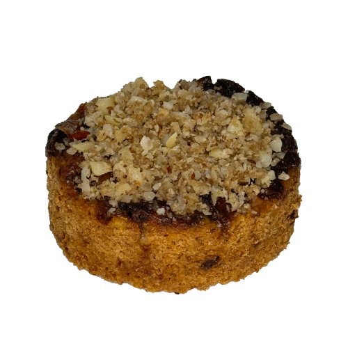 Mini de maçã, banana e castanhas